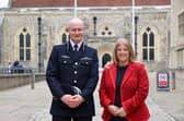 New Hampshire and Isle of Wight chief constable Alexis Boon and police and crime commissioner Donna Jones