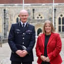New Hampshire and Isle of Wight chief constable Alexis Boon and police and crime commissioner Donna Jones