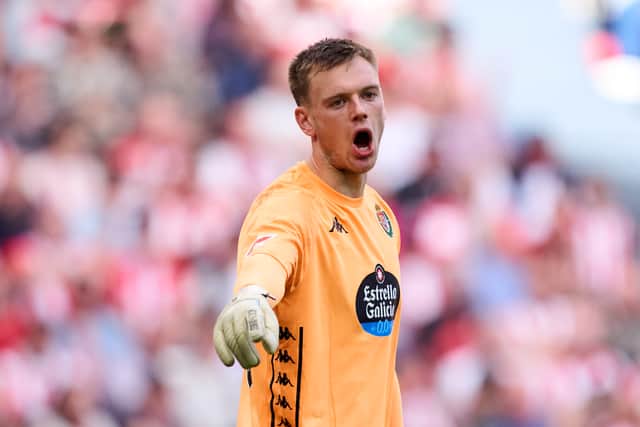 Arsenal keeper Karl Hein on loan with Real Valladolid. Pic: Getty