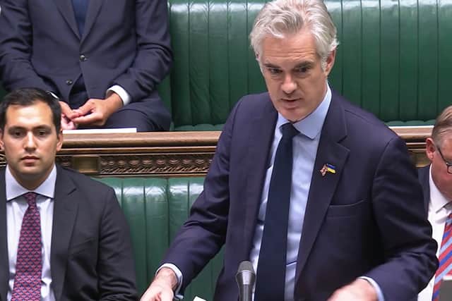 Shadow defence secretary James Cartlidge asked for more details on the F-35A fighter jets.