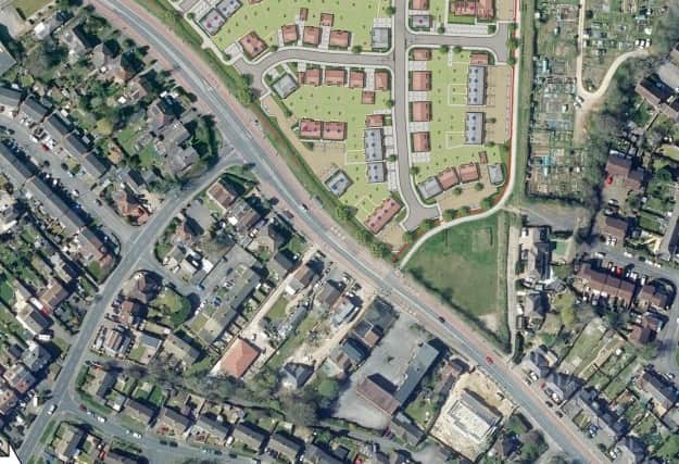 The site of phase 8 of the Berewood development in London Road