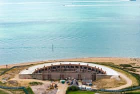 Aerial view of Fort Gilkicker. Picture: Marcin Jedrysiak