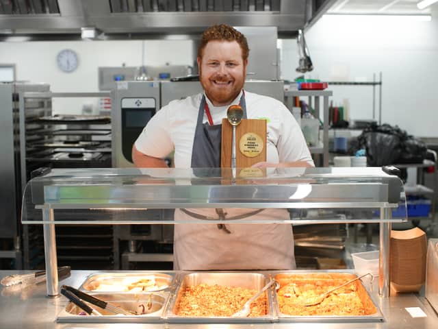 Pictured: Alex Moody with award in the Park Community School kitchen


Picture: Alice Thompson