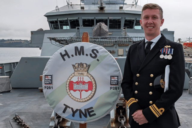 Lieutenant Commander Sam Fields has become the new Commanding Officer of the Portsmouth-based warship HMS Tyne.
