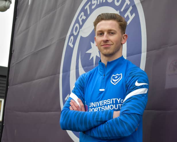 Denver Hume is bouncing back after a tough time at Pompey. Pic: Portsmouth FC