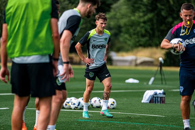 Pompey spent three days traning at The Lensbury hotel, Teddington, at the end of last week. Picture: Portsmouth FC