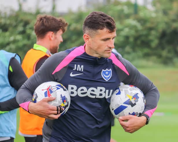 John Mousinho insists he would never turn down the chance to bring Alex Robertson back to Fratton Park. Picture: Habibur Rahman