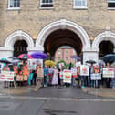 Teachers at Portsmouth Grammar School have gone on strike following an ongoing row regarding pensions. 

Pictured: Teachers and National Education Union reps at Portsmouth Grammar School

Picture: Habibur Rahman