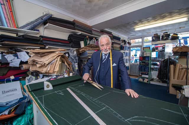 Alex Bentley, Bentleys tailors, Southsea, Portsmouth.