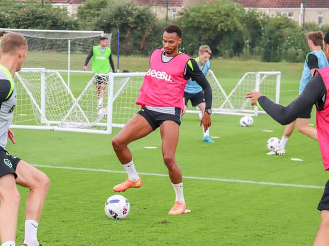 Pompey’s Josh Murphy. Picture: Habibur Rahman