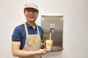 Ken Lau of Happy Lab Bubble Tea & Dessert in Cascades.
