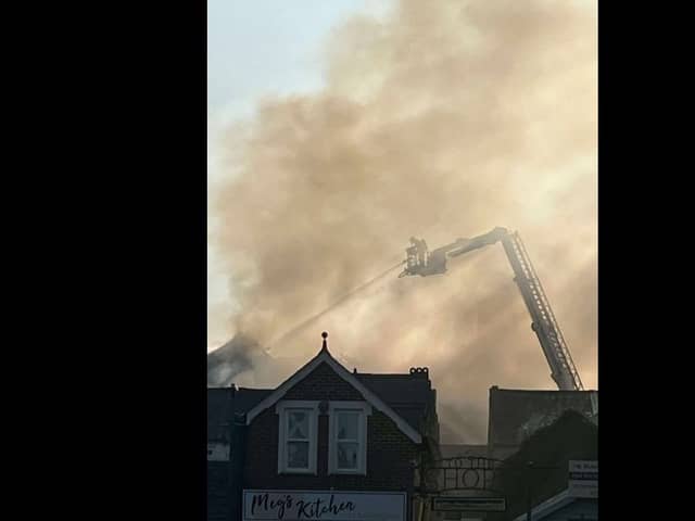  Fire in Lavant Street, Petersfield. Darren Russell