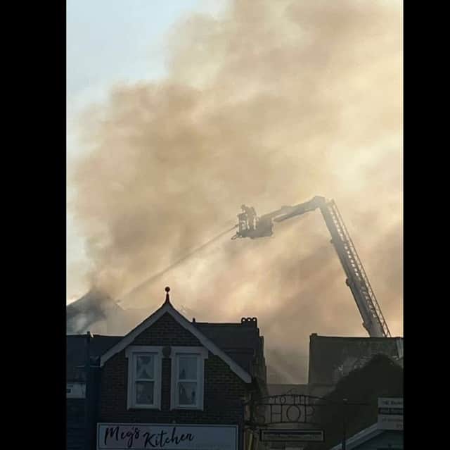 Fire in Lavant Street, Petersfield. Darren Russell