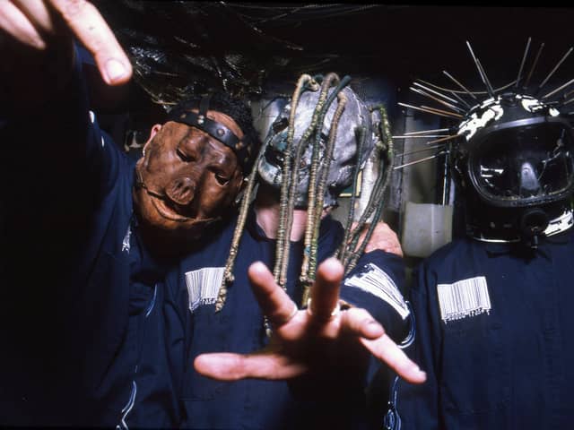 Could the cryptic clues that Slipknot have left with their new website mean an extended re-issue of their self-titled debut?