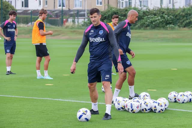 Pompey boss John Mousinho. Picture: Habibur Rahman