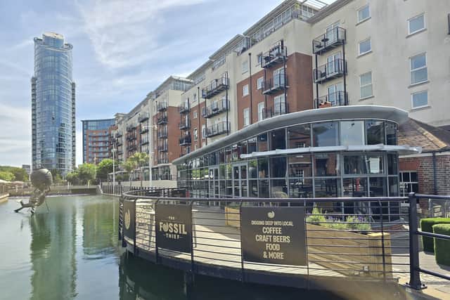 The Fossil Thief, in Gunwharf Quays, is getting ready to open its doors next week after weeks of anticipation.