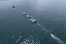 SWEEP - crewless mine-hunting equipment that can scope out modern threats - has entered Royal Navy service for the first time.