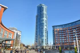 This 26th floor penthouse apartment within the Lipstick Tower comes with two bedrooms, two bathrooms and a reception room. 