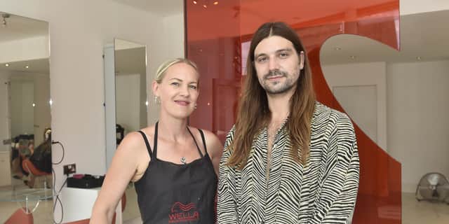 Charlotte Stockwell, co-director and Tristan Jackson, creative director are reopening Garbo's Hair at 1c Albert Road, Southsea.
Picture: Sarah Standing (010725-5912)