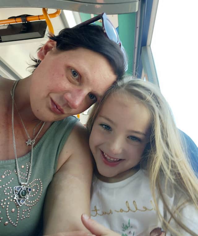 Rebekka Ross with her daughter Ava