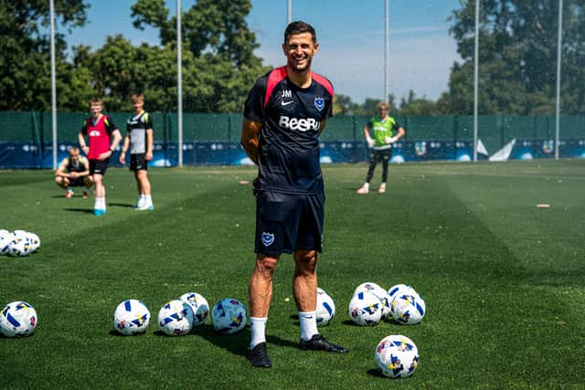 Pompey boss John Mousinho overseeing pre-season. Pic: Portsmouth FC