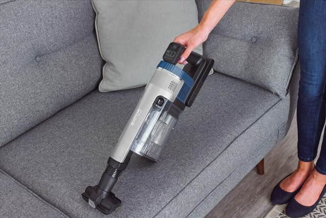You can even use it as a compact handheld vacuum