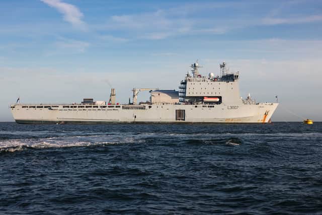 RFA Lyme Bay has gone into a maintenance period, leaving the amphibious fleet for the Royal Navy short - potentially impacting the Royal Marines.