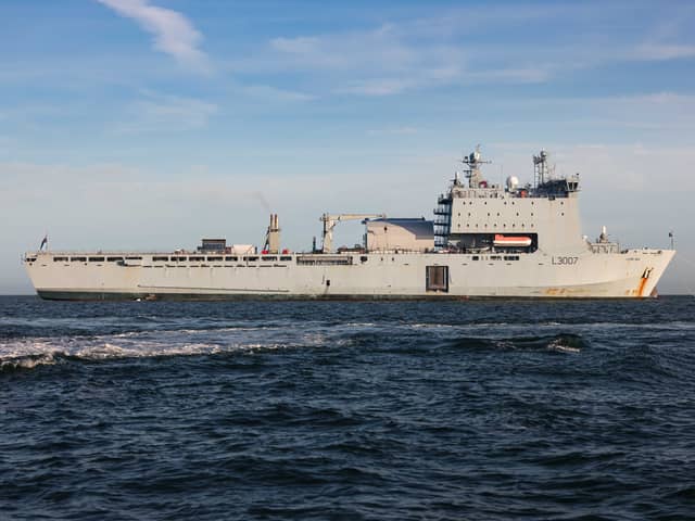 RFA Lyme Bay has gone into a maintenance period, leaving the amphibious fleet for the Royal Navy short - potentially impacting the Royal Marines. 