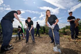 Personnel from HMS Sultan deployed across Gosport and the surrounding area today to support multiple community projects as part of their annual INSET Day.