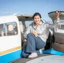 Maleha Khan, pilot and Miss England semi-finalist.