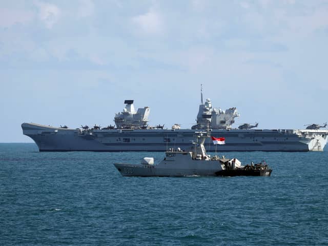 HMS Prince of Wales' deployment to the Indo-Pacific has reportedly been challenged by a major government figure in America. 