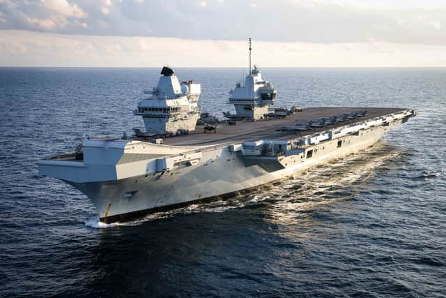 HMS Prince of Wales, the Royal Navy flagship, has started Exercise Talisman Sabre in Australia amid other British patrols near China. Pictured: HMS Prince of Wales captured from 845 Squadron Merlin Mk4.