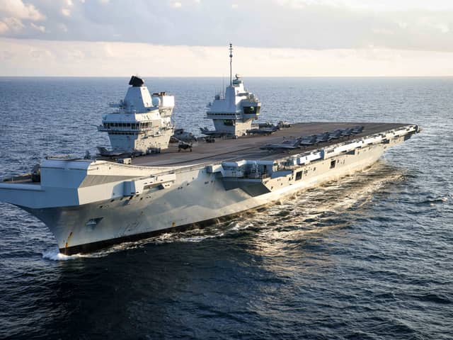 HMS Prince of Wales, the Royal Navy flagship, has started Exercise Talisman Sabre in Australia amid other British patrols near China. Pictured: HMS Prince of Wales captured from 845 Squadron Merlin Mk4.