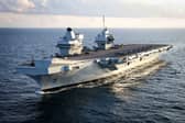 HMS Prince of Wales, the Royal Navy flagship, has started Exercise Talisman Sabre in Australia amid other British patrols near China. Pictured: HMS Prince of Wales captured from 845 Squadron Merlin Mk4.