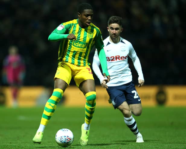 Nathan Ferguson in action for West Brom against Preston in December 2019. Picture: Lewis Storey/Getty Images.