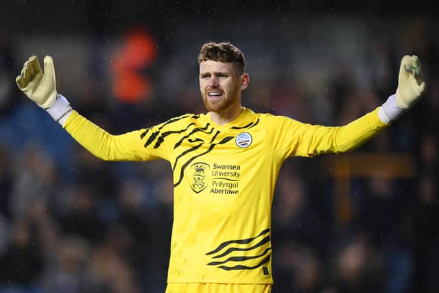 Andy Fisher spent the second half of last season on loan at St Johnstone from Swansea