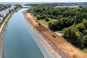 Updated photos of the Sea Defence works to the North of Portsmouth.
Photos by Alex Shute