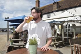 I visited The Ship Inn, newly crowned as the best pub in Hampshire, for a pint on a sunny day.