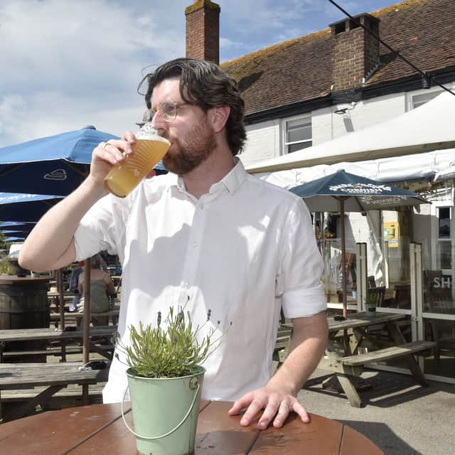 I visited The Ship Inn, newly crowned as the best pub in Hampshire, for a pint on a sunny day.
