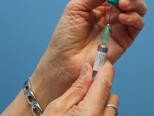 UKHSA is asking for parents to ensure their children has had both doses of the MMR vaccine.GEOFF CADDICK/AFP via Getty Images