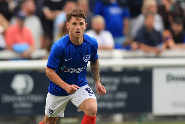 Pompey new boy Adrian Segecic. Pic: Simon Roe/ProSportsImages