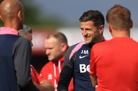 Pompey boss John Mousinho Picture: Simon Roe/ProSportsImages