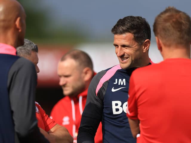 Pompey boss John Mousinho. Picture: Simon Roe/ProSportsImages