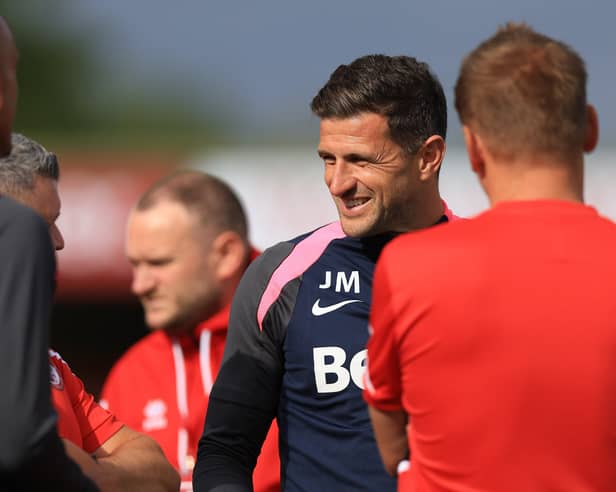Pompey boss John Mousinho Picture: Simon Roe/ProSportsImages