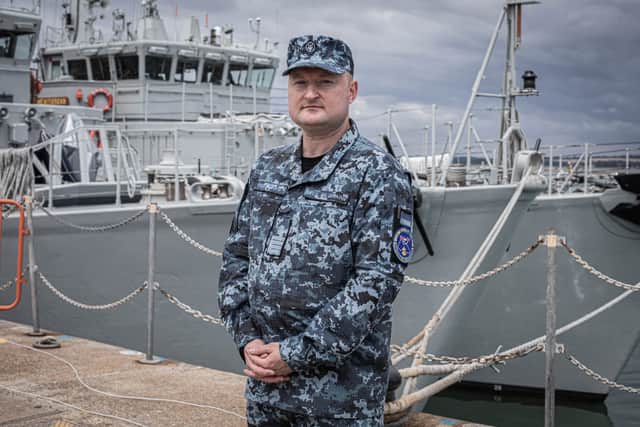 Captain Oleksii Fedchenko, of the Ukrainian Navy.