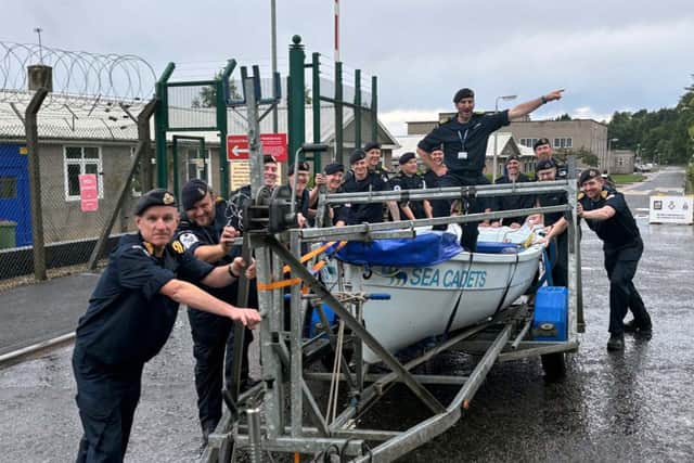 Senior Naval Officer Commander Chris Cozens has ended his term at the head of the Type 31 frigate HMS Venturer, taking part in a quirky tradition during his hand-over.
