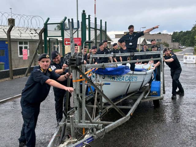 Senior Naval Officer Commander Chris Cozens has ended his term at the head of Type 31 frigate HMS Venturer, taking part in a quirky tradition during his hand-over.