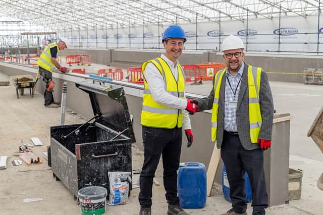 Pictured: Councillor Pitt meeting with Harry