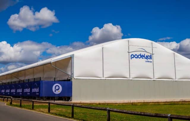 An example of a Padel4all facility, with one coming to Fareham Leisure Centre