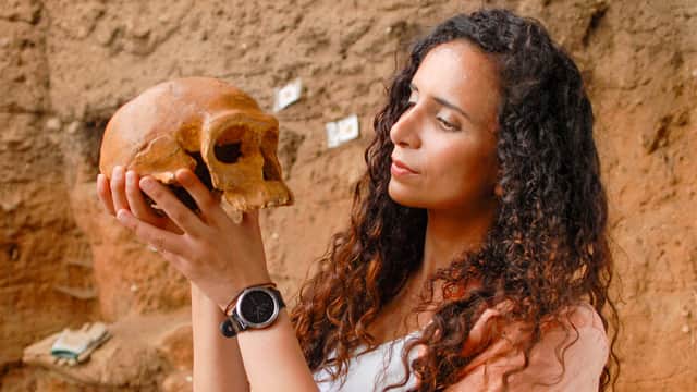 Paleoanthropologist Ella Al-Shamahi presents Human on BBC Two